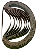 Astro BSP60 10pc. Sanding Belt 60 Grit - 3/8" x 13"