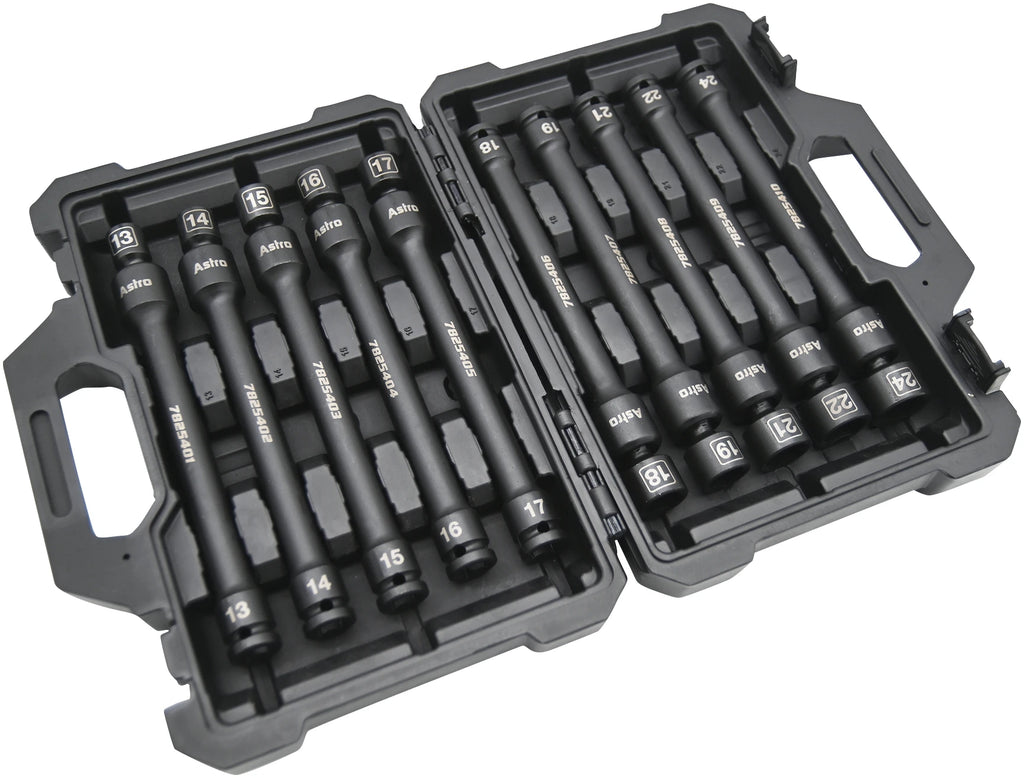 Astro 78254 10pc 1/2" Drive 6Pt Pinless Univ. Torque-Saver
