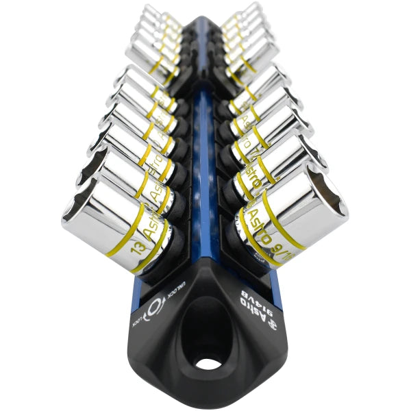 Astro 914VB 1/4" Drive V12 Locking Magnetic Socket Organizer