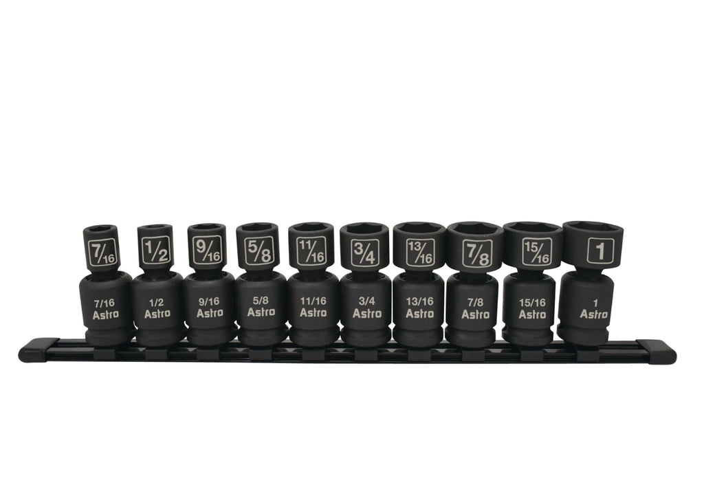 Astro 78240 10pc 1/2" Drive Nano Pinless Univ. Impact