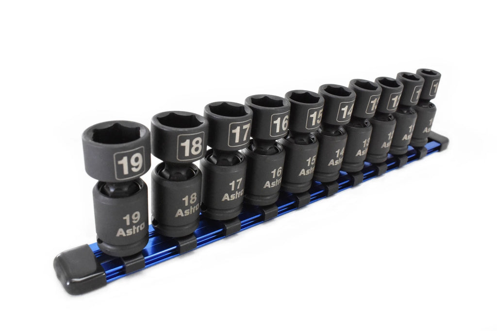 Astro 78344 10pc 3/8" Drive Nano Pinless Univ. Impact
