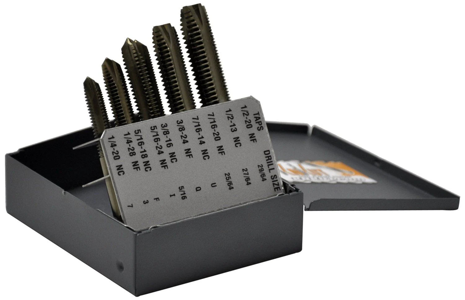 KnKut 10 Piece Spiral Point Tap Set National Course/National Fine