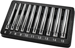 Astro 4111 10PC 1/4" Drive Extra Deep Metric Socket Set