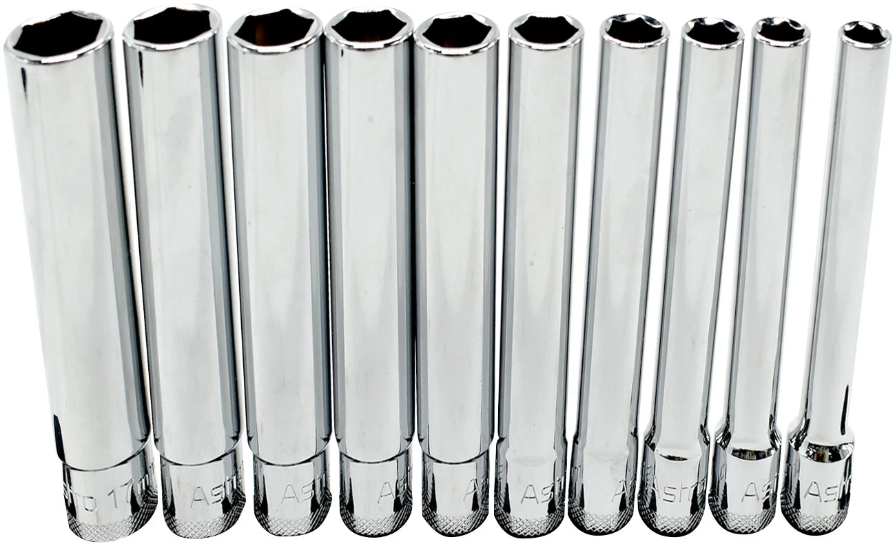 Astro 4110 10pc 3/8" Drive Extra Deep Metric Socket Set