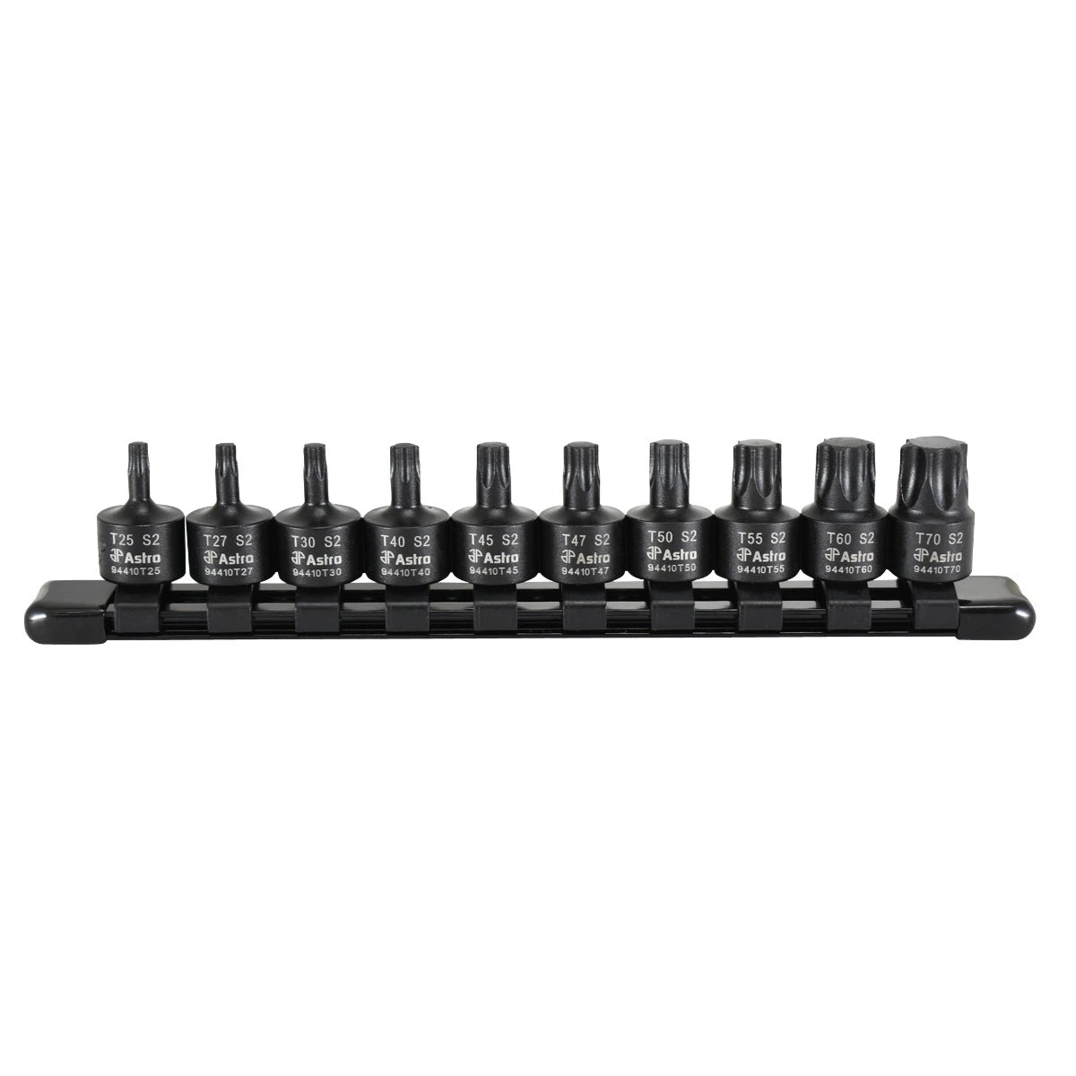 Astro 94410T 10pc 3/8" Drive Nano Impact Torx Bit Sockets