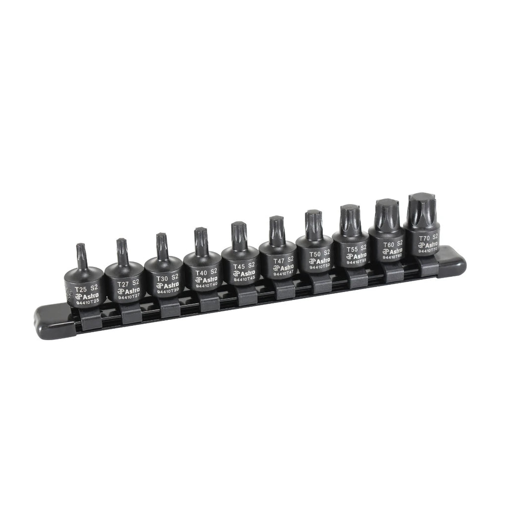 Astro 94410T 10pc 3/8" Drive Nano Impact Torx Bit Sockets