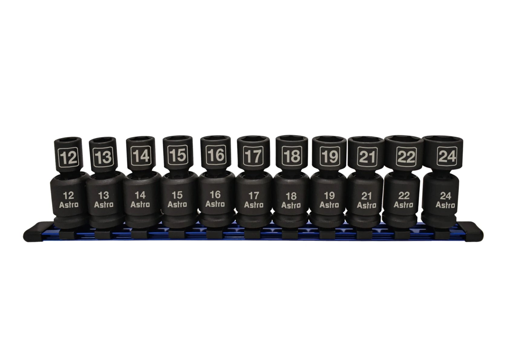 Astro 78244 11pc 1/2" Drive Nano Pinless Univ. Impact