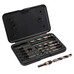 KnKut 12 Piece 1/4" Hex Shank Quick Release Drill Bit Set