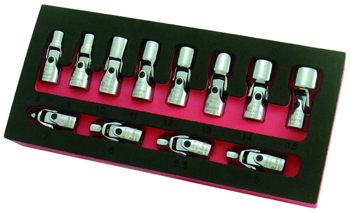 Astro 7412 12pc. 1/4" Drive Flex Socket Set