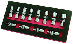 Astro 7412 12pc. 1/4" Drive Flex Socket Set