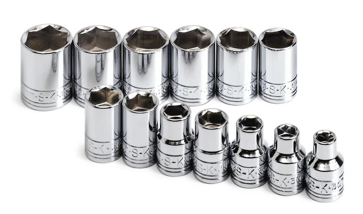 SK 13-Piece 3/8" Drive Standard 6 Point Metric Socket Set