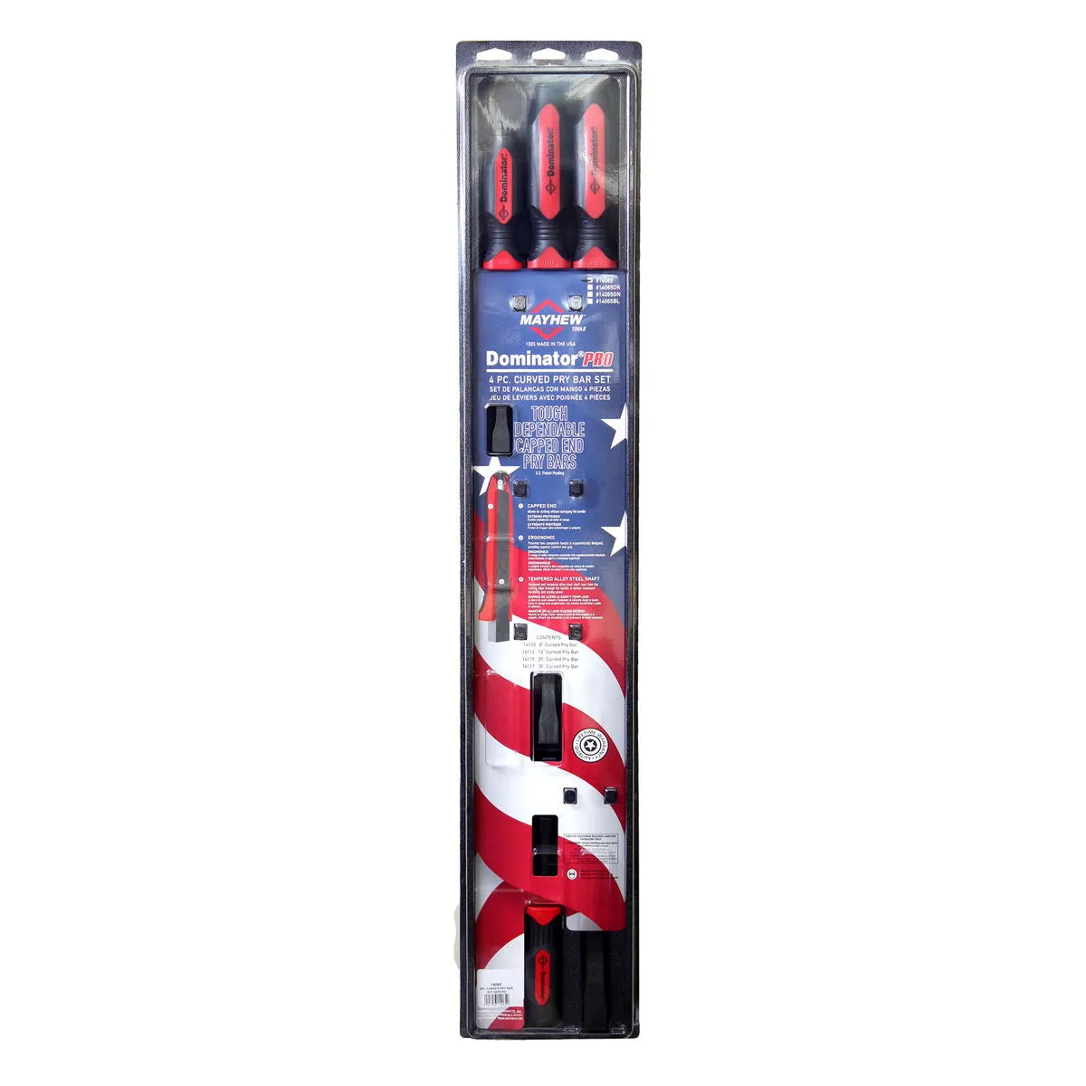 3 PC Dominator® Pro Straight Pry Bar Set