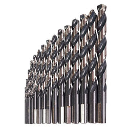 KnKut 15 Piece Jobber Length Drill Bit Set 1/16"-1/2" by 32nds