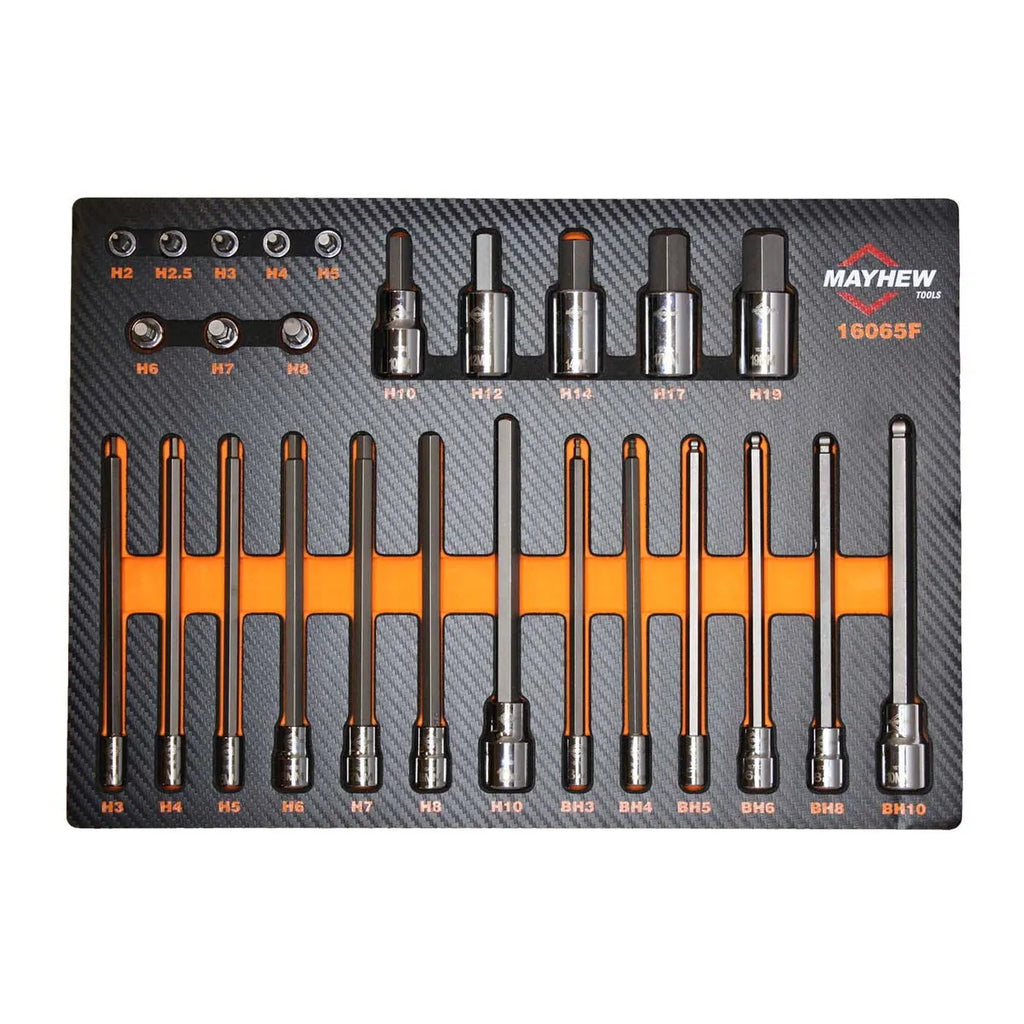 26 PC Metric Hex Master Socket Bit Set