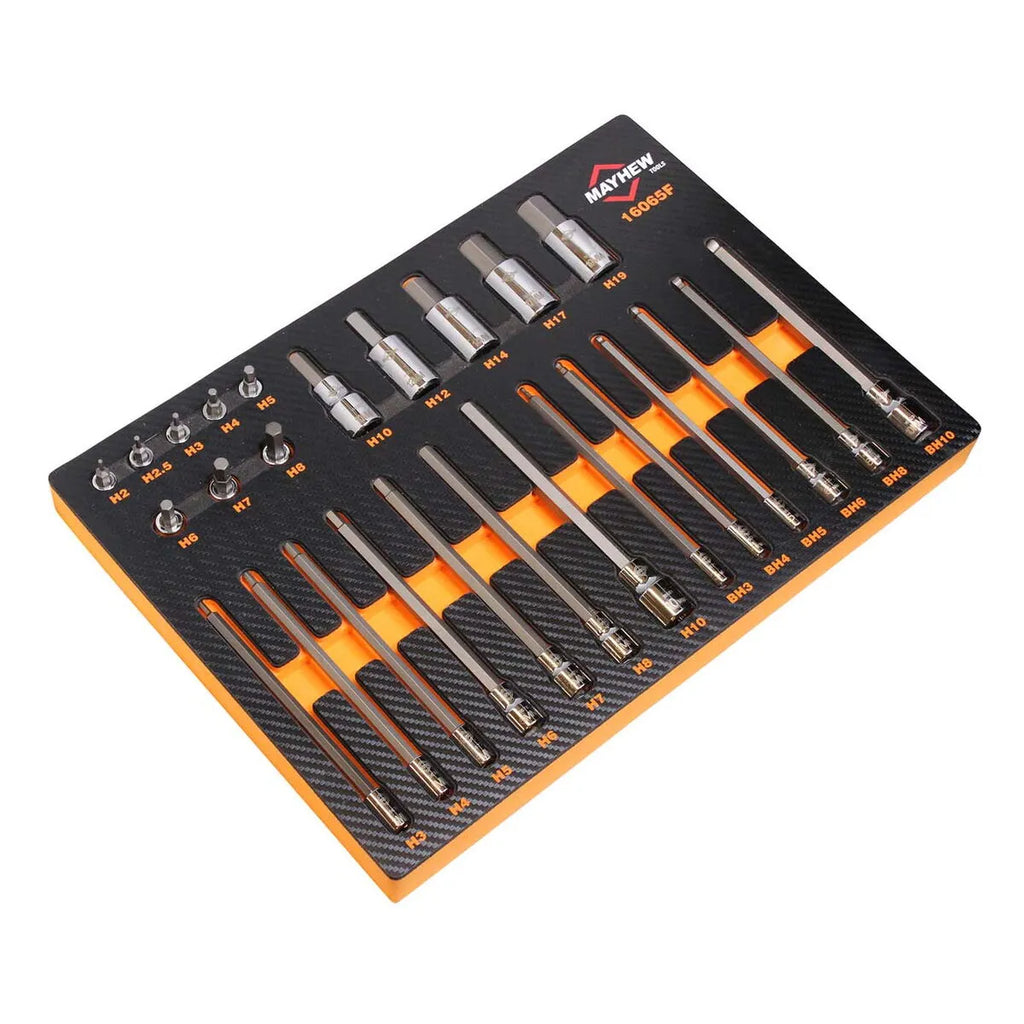 26 PC Metric Hex Master Socket Bit Set