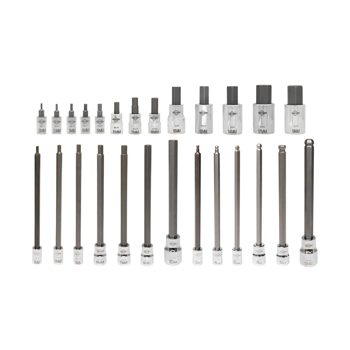 26 PC Metric Hex Master Socket Bit Set