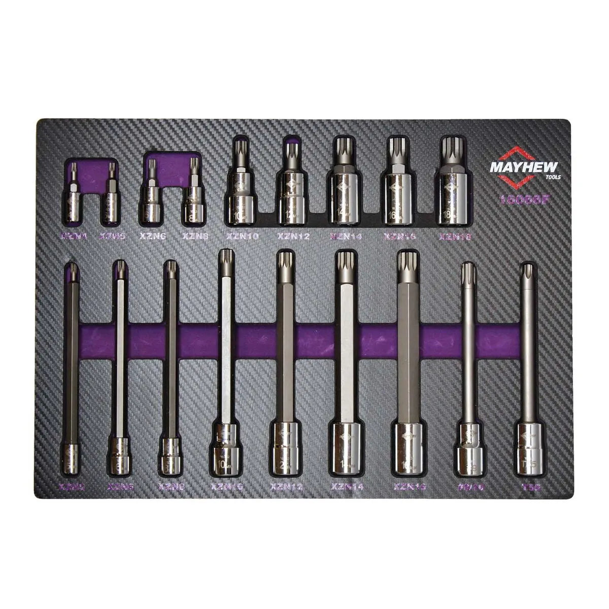 18 PC Triple Square Master Socket Bit Set
