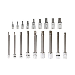 18 PC Triple Square Master Socket Bit Set