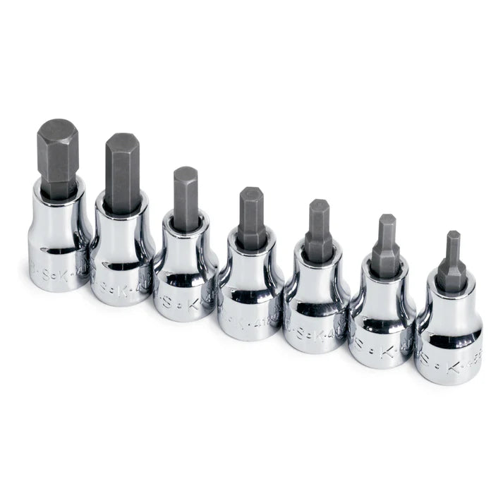 SK 7-Piece 3/8" Drive Hex Bit Socket Set