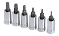 SK 6-Piece 1/4" Drive Hex Bit Socket Set