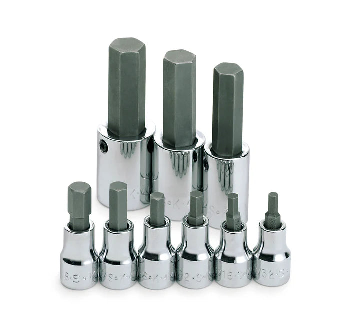 SK 9-Piece 3/8" & 1/2" Drive Hex Bit Socket Set