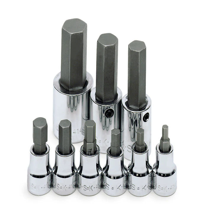 SK 3/8" & 1/2" Drive Bit Bit Socket Set