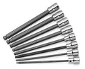 SK 8-Piece 3/8" Drive Long Ball Hex Bit Socket Set