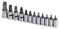 SK 12-Piece 1/4" & 3/8" Dr Tamper-Proof Torx Bit Socket Set