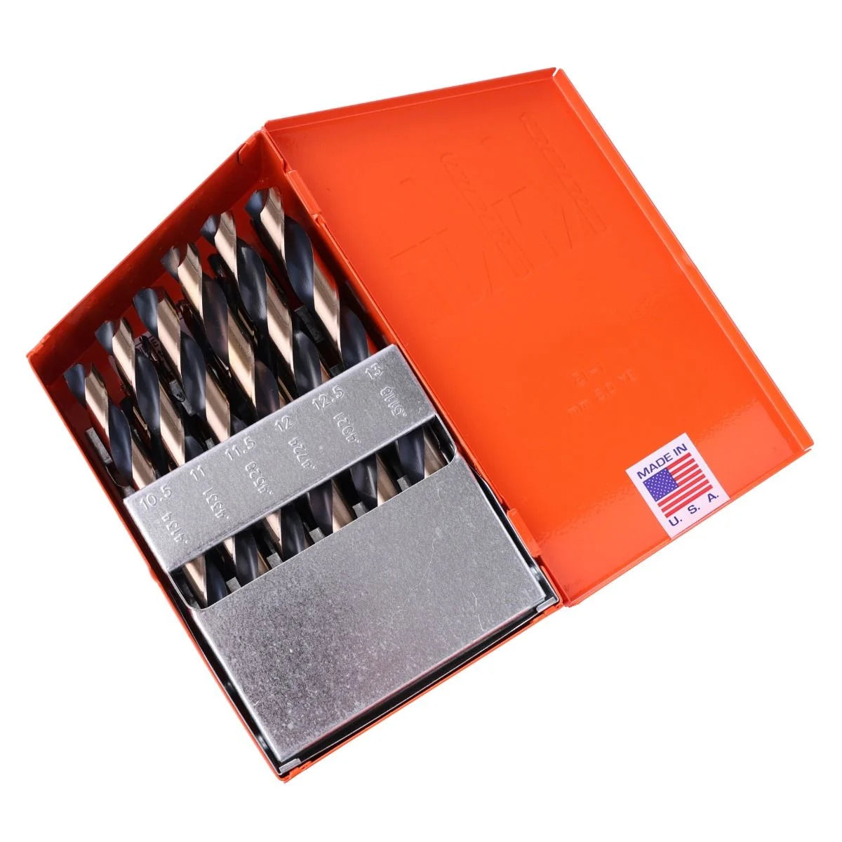 KnKut 25 Piece Metric Jobber Length Drill Bit Set M1 - M13 x 0.5MM