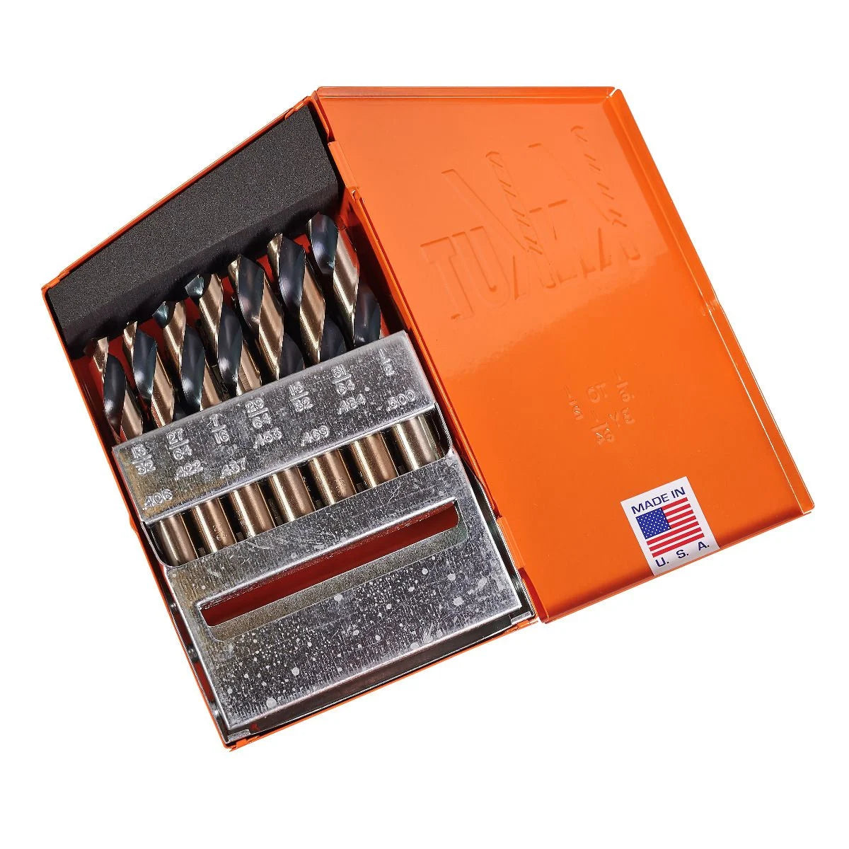 KnKut 29 Piece Stubby Length Drill Bit Set 1/16"-1/2" by 64ths