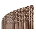 KnKut 29 Piece Left Hand Jobber Length Drill Bit Set 1/16"-1/2" by 64ths