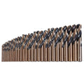 KnKut 29 Piece Stubby Length Drill Bit Set 1/16"-1/2" by 64ths