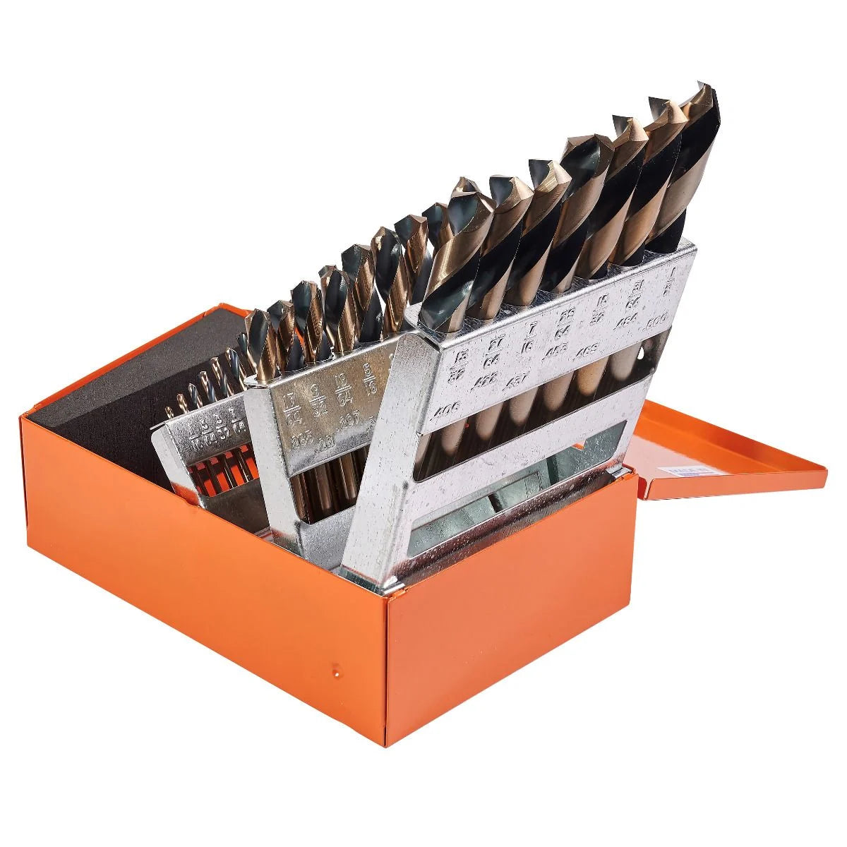 KnKut 29 Piece Stubby Length Drill Bit Set 1/16"-1/2" by 64ths