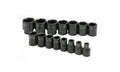 SK 15-Piece 1/2" Drive Standard SAE Impact Socket Set