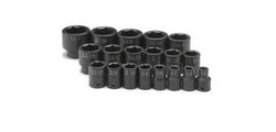 SK 19-Piece 1/2" Drive Standard SAE Impact Socket Set