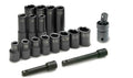 SK 17-Piece 1/2" Drive 6 Point SAE Impact Socket Set