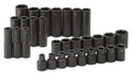 SK 30-Piece 1/2" Drive 6 Point Metric Impact Socket Set