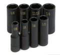 SK 8-Piece 3/8" Drive Deep SAE Impact Socket Set
