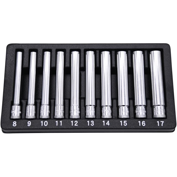 Astro 4110 10pc 3/8" Drive Extra Deep Metric Socket Set