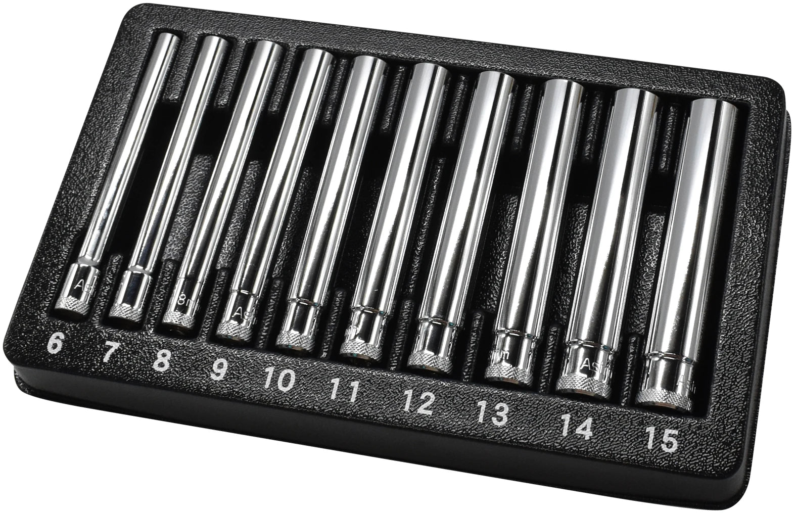 Astro 4111 10PC 1/4" Drive Extra Deep Metric Socket Set