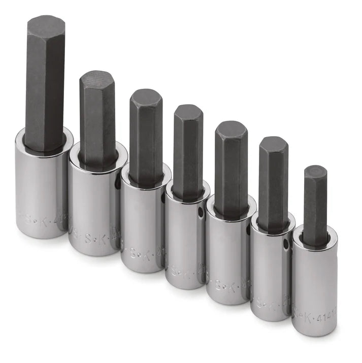 SK 7-Piece 1/2" Drive Hex Bit Socket Set