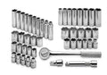 SK 47-Piece 1/2" Drive 6 Point SAE/Metric Chrome Socket Set