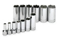 SK 13-Piece 3/8" Drive Deep 6 Point Chrome Socket Set