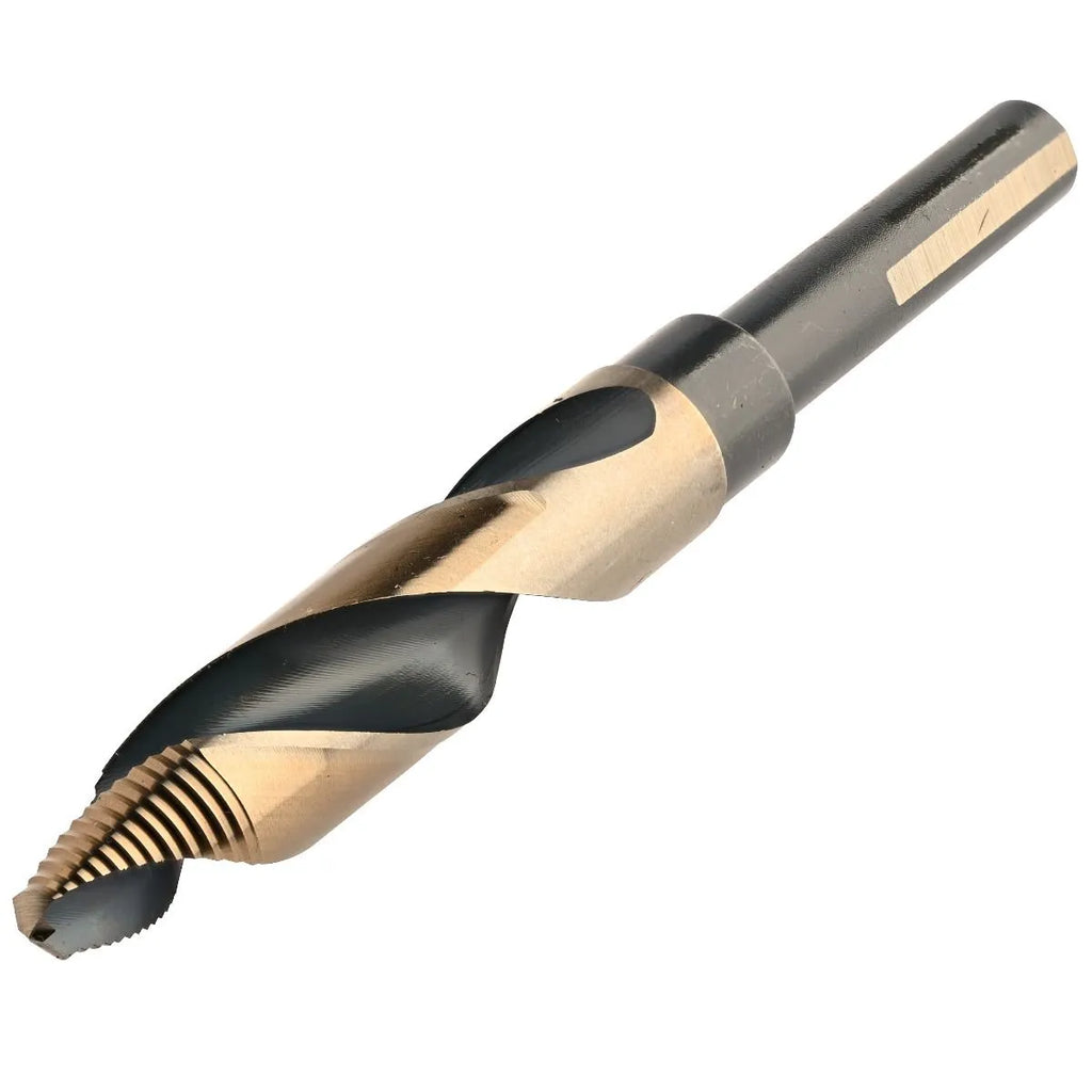 KnKut 4 Piece Step Point 1/2" Reduced Shank Drill Bit Set 9/16 - 5/8 - 3/4 - 1"