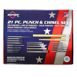 21 PC Punch & Chisel Foam Set