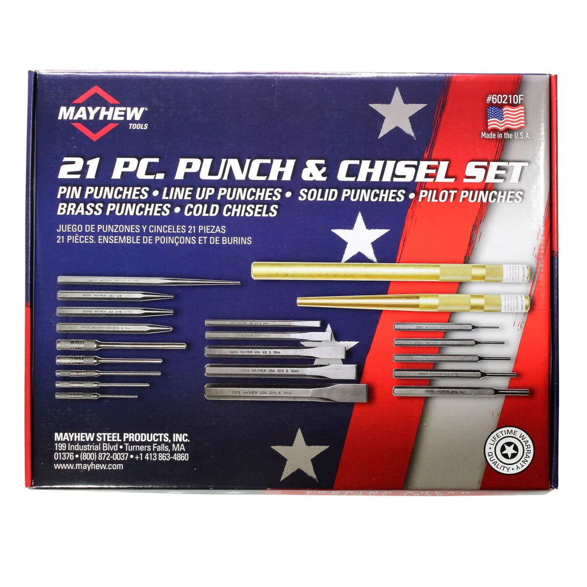 21 PC Punch & Chisel Foam Set