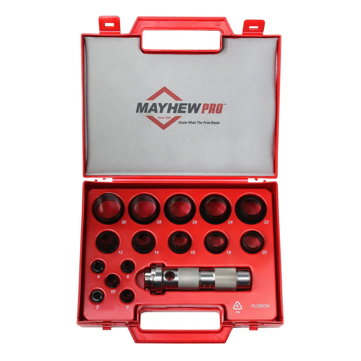 16 PC Hollow Punch Set (Metric)