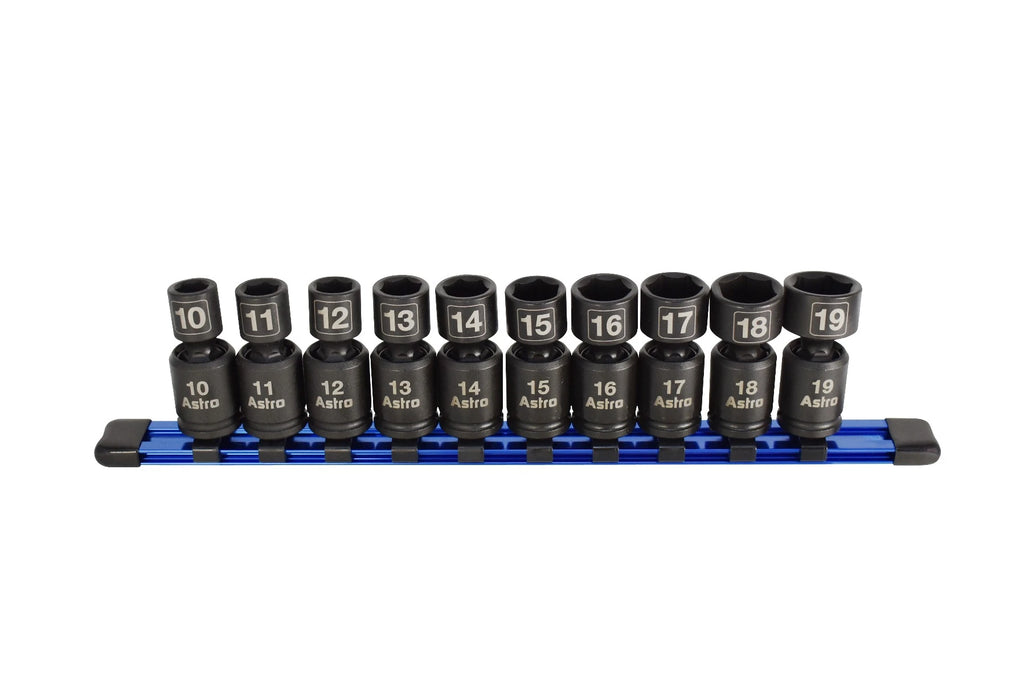 Astro 78344 10pc 3/8" Drive Nano Pinless Univ. Impact