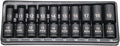 Astro 78344M 10pc 3/8" Drive Mid-Length Pinless Univ. Impact