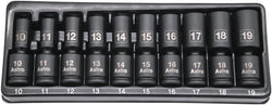 Astro 78344M 10pc 3/8" Drive Mid-Length Pinless Univ. Impact